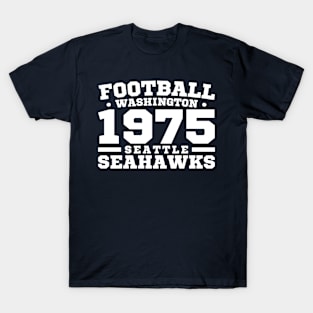 Football Washington 1975 Seattle Seahawks T-Shirt